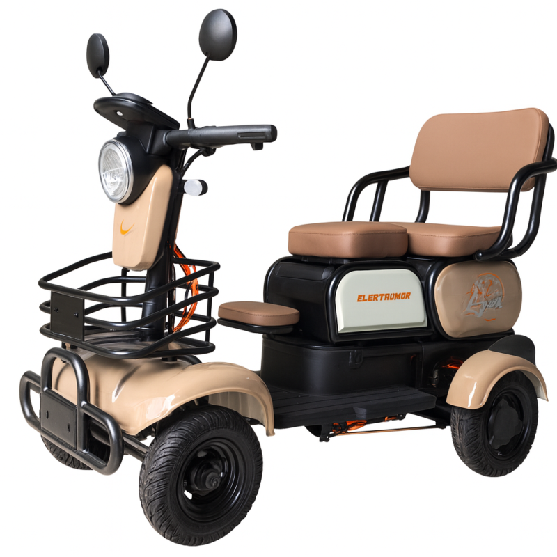 ÚJ Polymobil  EMOB 43 – kétszemélyessé alakítható JOGSI NÉLKÜL VEZETHETŐ négykerekű