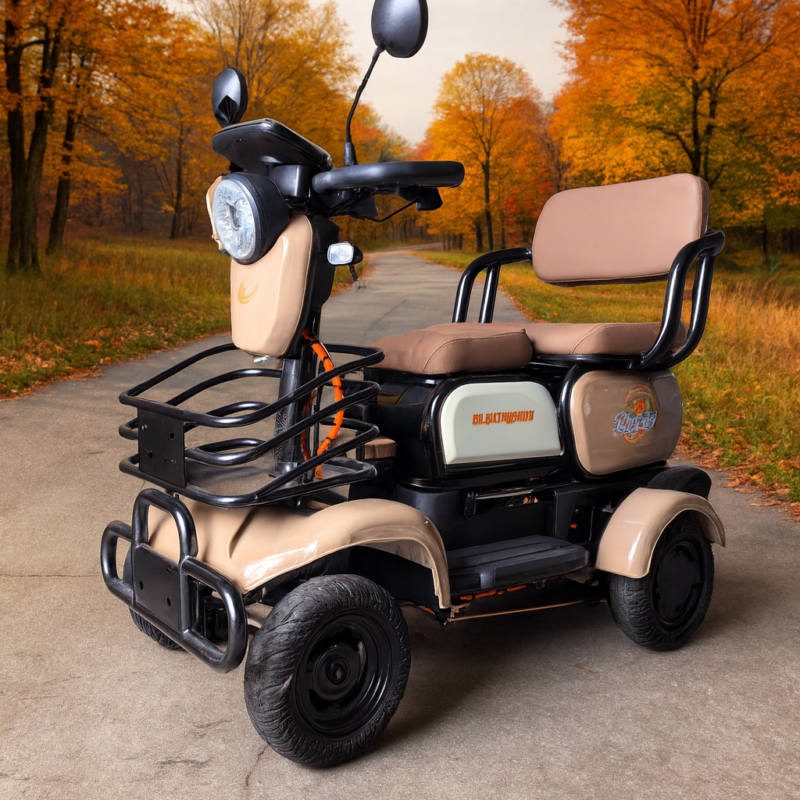 ÚJ Polymobil  EMOB 43 – kétszemélyessé alakítható JOGSI NÉLKÜL VEZETHETŐ négykerekű