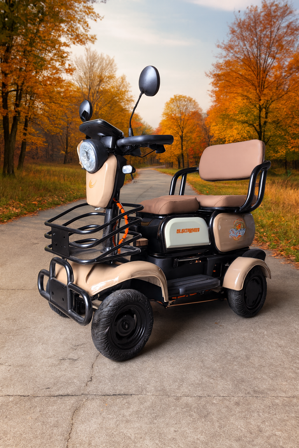 ÚJ Polymobil EMOB 43 – kétszemélyessé alakítható JOGSI NÉLKÜL VEZETHETŐ négykerekű